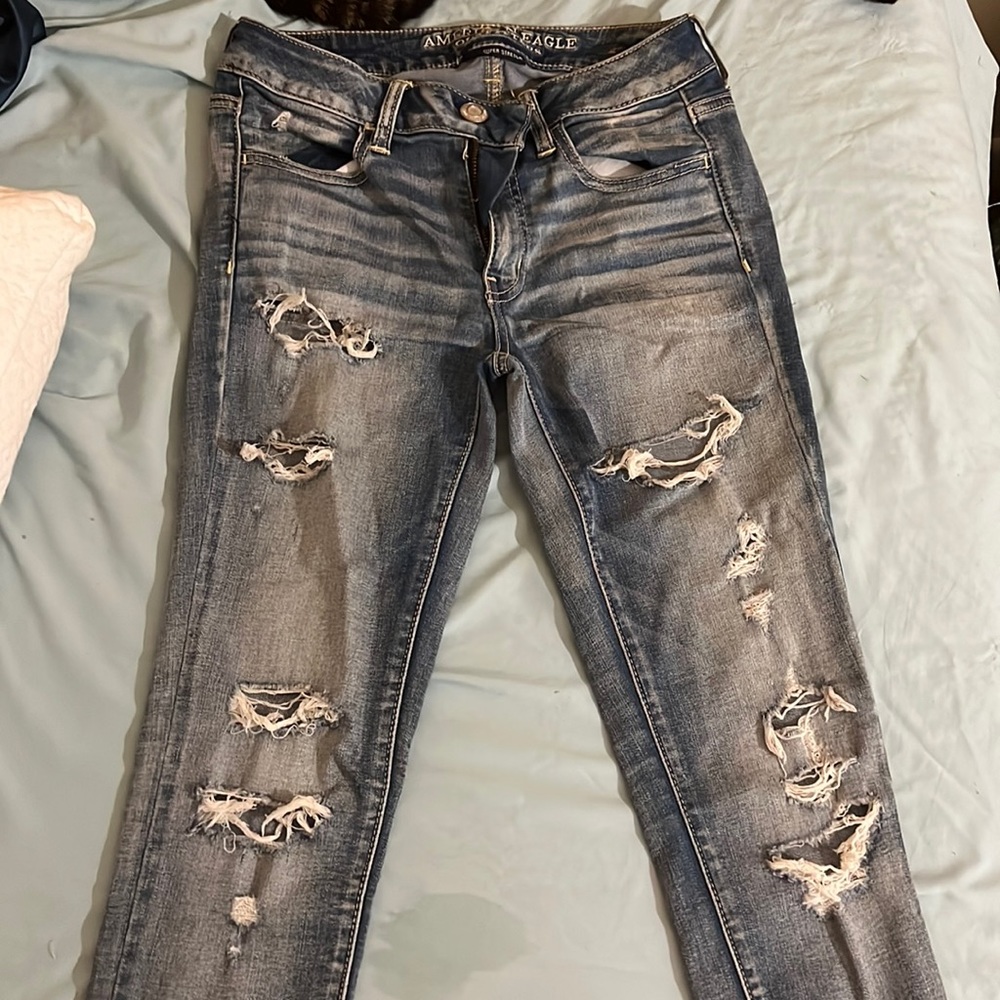 American eagle skinny jeans size 4
